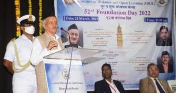 Governor Koshyari attends 52nd Foundation Day of IDOL; Asks IDOL to strive to become Ideal institution