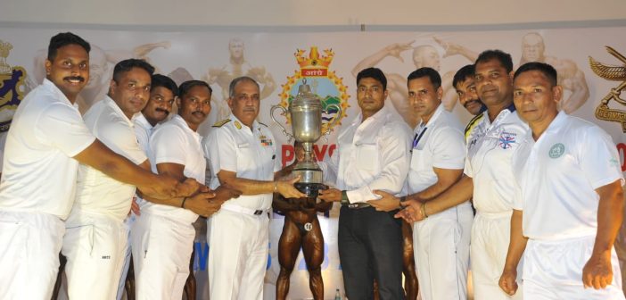 Team army red wins the 46th inter services best physique championship at Mumbai. The 46th Inter Services Best Physique Championship 2021-22 was conducted by INS Angre, under the aegis of the Services
