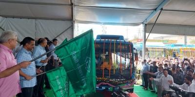 flagged off 150 electric buses