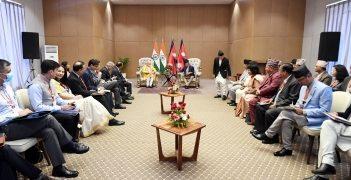 Nepal and India signs 6 MoUs during Modi's Lumbini visit. Nepal and India signed six Memorandums of Understanding (MoU) on Monday during the day-long visit of Indian Prime Minister Narendra