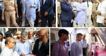 Inspection at churchgate station done by Hon’ble Union Minister for Railways. Shri Ashwini Vaishnaw, Hon’ble Union Minister for Railways, Communications and Electronics & Information Technology conduced
