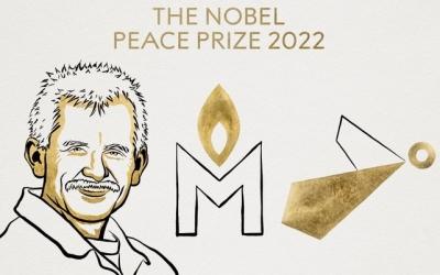 Nobel Peace Prize awarded to Ukrainian, Russian & Belarusian