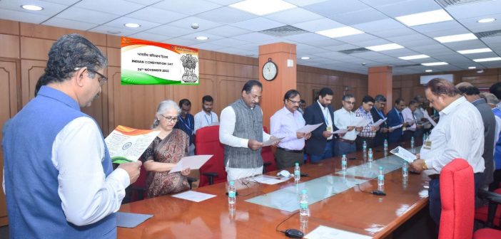 Indian Overseas Bank Celebrated Constitution Day today