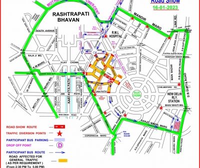 PM Modi Jan 16 roadshow: Delhi Police issues traffic advisory