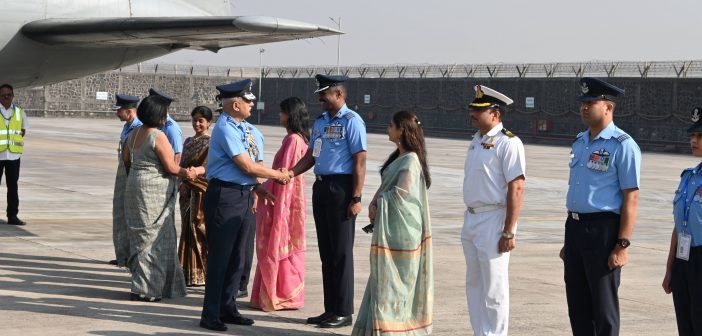 Visit Of Air Marshal Vikram Singh Aoc-in-c, South Western Air
