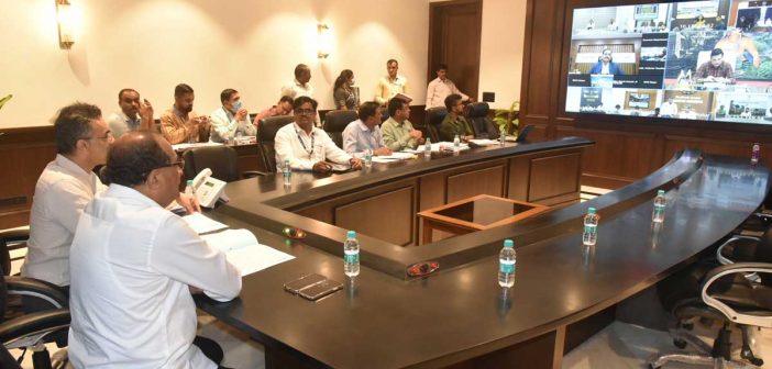 Revenue Minister Radhakrishna Vikhe Patil reviewed sand policy preparations