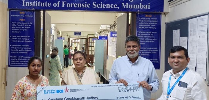 Bank of India presents accidental insurance