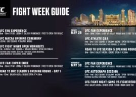 Galaxy Macau and UFC Co-present an Action-packed Series of Interactive Events Throughout Fight Week for UFC FIGHT NIGHT Macau