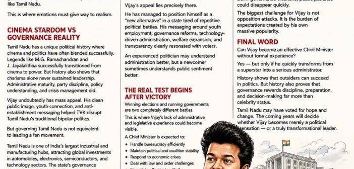 Can Vijay Really Lead Tamil Nadu Without Administrative Experience?