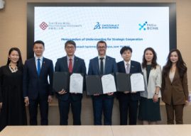 PolyU signs tripartite MoU with Dassault Systèmes and PAIEvo in Paris to advance cross-continental collaboration in research innovation