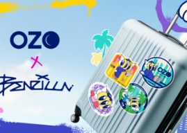 Stick with the Good Vibes: OZO and Benzilla Turn Travel Memories into Collectable Luggage Art