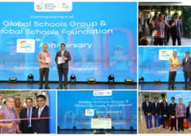 Correcting and Replacing: Global Schools Group Marks 25th Anniversary with S$100,000 Multi-Organisation Community Support