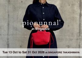 Japanese Bag Brand pionunnal Makes Its Overseas Debut at Takashimaya Singapore